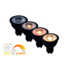 Lucide GU10 LED spot | 2200-3000K | Dim to warm | CRI >95 | 5W (35W) LLU20284 - 4