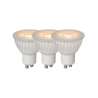 Lucide GU10 LED spot | 3000K | Dimbaar | 5W (35W) | 3 stuks LLU20294