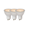 Lucide GU10 LED spot | 3000K | Dimbaar | 5W (35W) | 3 stuks LLU20294 - 1