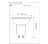 Lucide GU10 LED spot | 3000K | Dimbaar | 5W (35W) | 3 stuks LLU20294 - 2