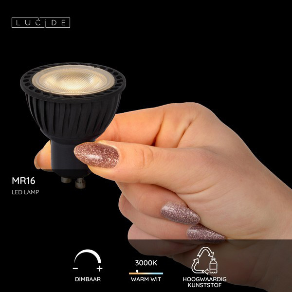 Lucide GU10 LED spot | 3000K | Dimbaar | 5W (35W) LLU20292 - 2