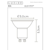Lucide GU10 LED spot | 3000K | Dimbaar | 5W (35W) LLU20292 - 3