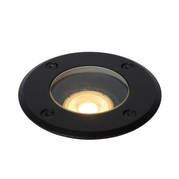 Lucide Grondspot GU10 | Rond | Biltin | IP67 | Zwart | Ø 10.8 cm LLU20041 - 1