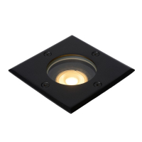 Lucide Grondspot GU10 | Vierkant | Biltin | IP67 | Zwart LLU20040
