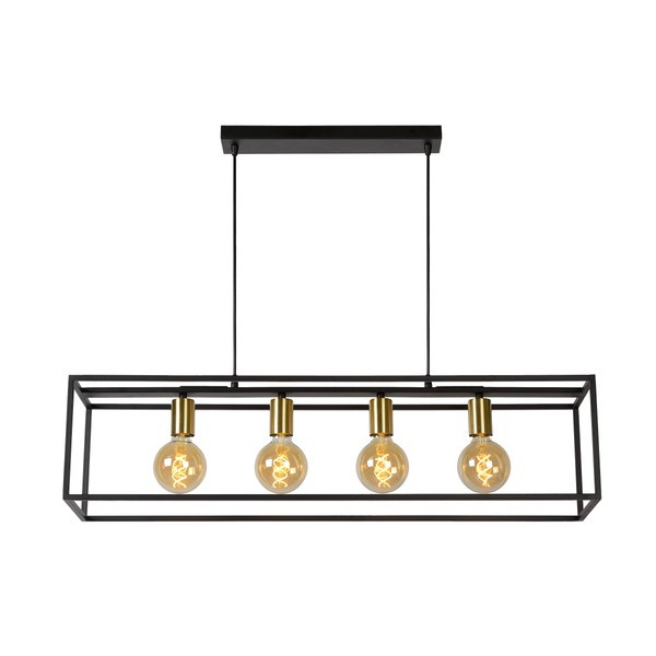 Lucide Handlamp 4x E27 | Ruben | 92 cm | Zwart LLU20351 - 1