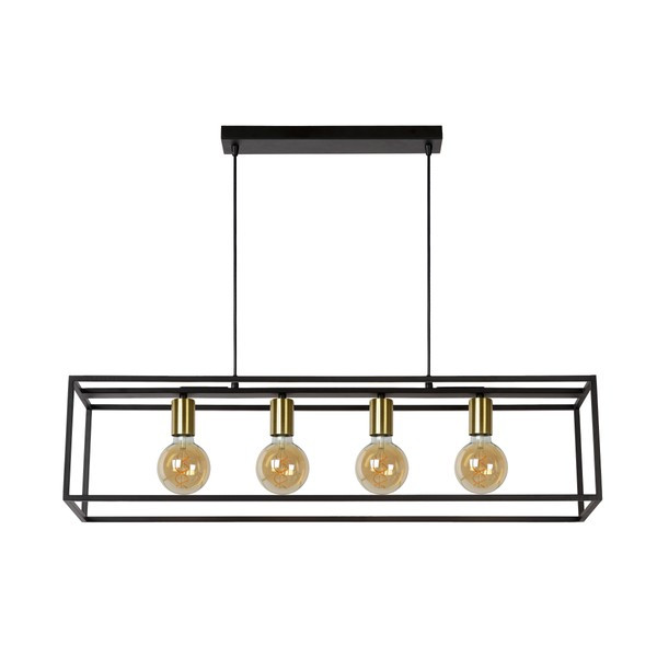 Lucide Handlamp 4x E27 | Ruben | 92 cm | Zwart LLU20351 - 3