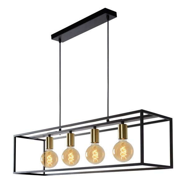Lucide Handlamp 4x E27 | Ruben | 92 cm | Zwart LLU20351 - 6