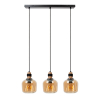 Lucide Hanglamp 3x E27 | Ilona | Amber | Zwart LLU20187 - 4