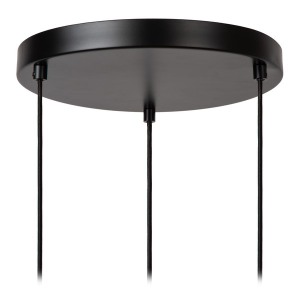 Lucide Hanglamp 3x E27 | Ilona | Zwart LLU20188 - 5