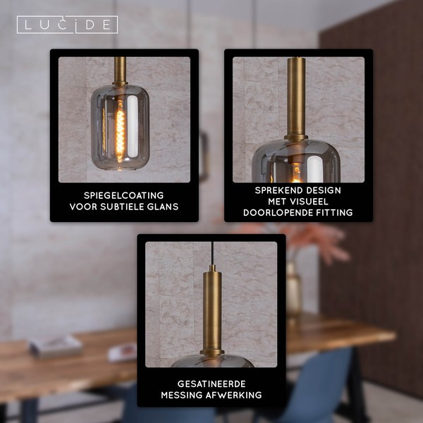Lucide Hanglamp 3x E27 | Joanet | Zwart LLU20202 - 3