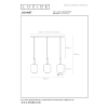 Lucide Hanglamp 3x E27 | Joanet | Zwart LLU20202 - 8