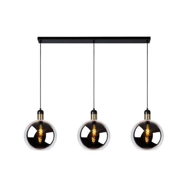 Lucide Hanglamp 3x E27 | Julius | 105 cm | Zwart LLU20212 - 1
