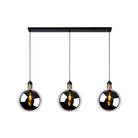 Lucide Hanglamp 3x E27 | Julius | 105 cm | Zwart LLU20212
