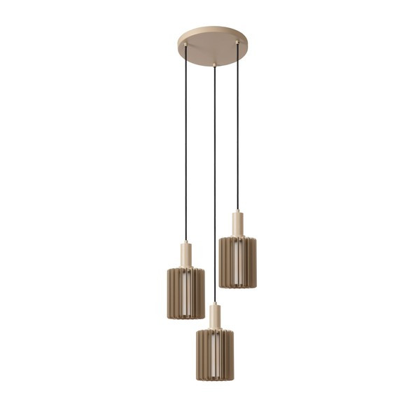 Lucide Hanglamp 3x E27 | Lambres | Taupe LLU20228 - 3