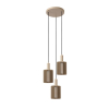 Lucide Hanglamp 3x E27 | Lambres | Taupe LLU20228 - 3