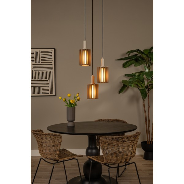 Lucide Hanglamp 3x E27 | Lambres | Taupe LLU20228 - 4