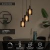 Lucide Hanglamp 3x E27 | Lambres | Zwart LLU20229 - 2