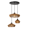 Lucide Hanglamp 3x E27 | Yunkai | Ø 60 cm | Naturel LLU20581 - 1