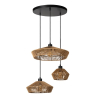 Lucide Hanglamp 3x E27 | Yunkai | Ø 60 cm | Naturel LLU20581 - 3