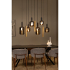 Lucide Hanglamp 4x E27 & 3x GU10 | Joanet | Zwart LLU20203 - 6