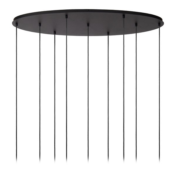 Lucide Hanglamp 4x E27 & 3x GU10 | Joanet | Zwart LLU20203 - 5