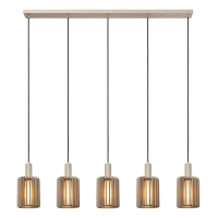 Lucide Hanglamp 5x E27 | Lambres | Taupe LLU20230