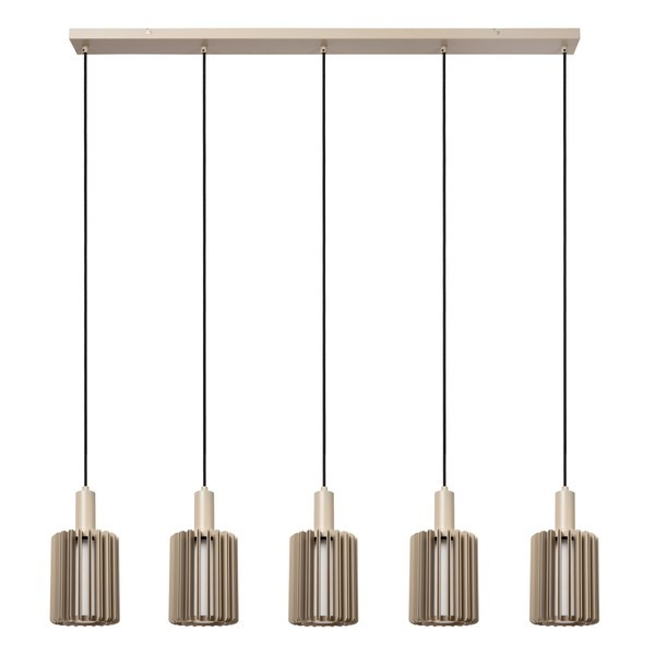 Lucide Hanglamp 5x E27 | Lambres | Taupe LLU20230 - 3