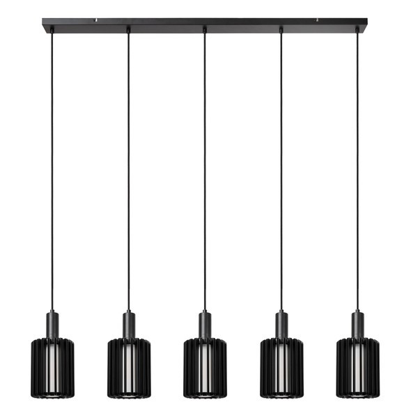 Lucide Hanglamp 5x E27 | Lambres | Zwart LLU20231 - 3