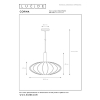 Lucide Hanglamp E27 | Corina | Ø 50 cm |  Beige LLU20086 - 8