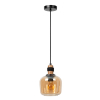 Lucide Hanglamp E27 | Ilona | Ø 18 cm | Amber | Zwart LLU20190 - 3