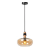 Lucide Hanglamp E27 | Ilona | Ø 30 cm | Amber | Zwart LLU20192 - 1