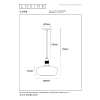 Lucide Hanglamp E27 | Ilona | Ø 30 cm | Amber | Zwart LLU20192 - 8
