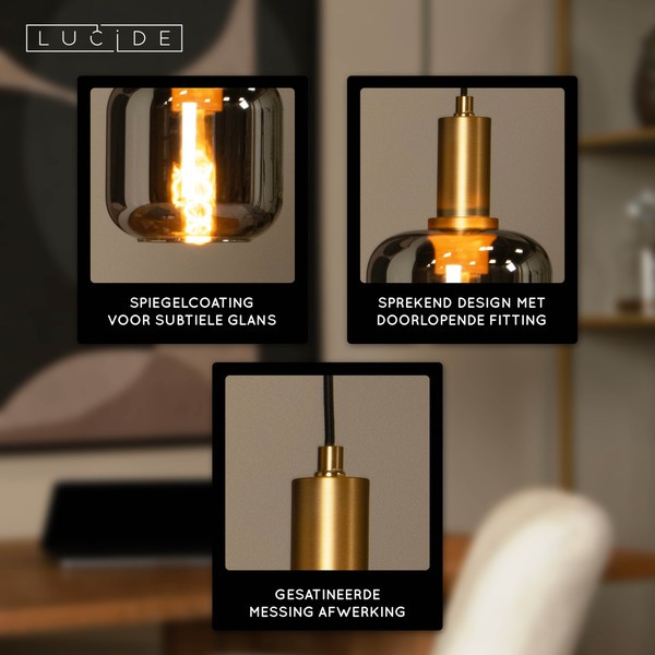 Lucide Hanglamp E27 | Joanet | Ø 16 cm | Zwart LLU20204 - 3