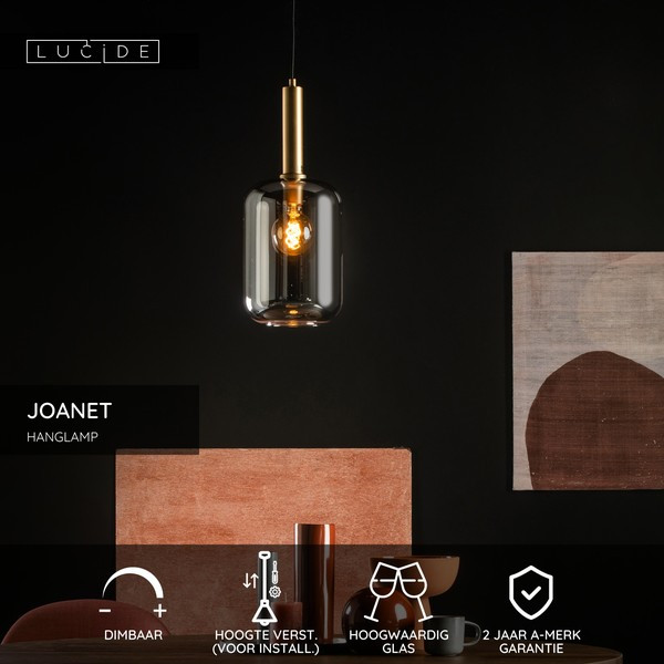 Lucide Hanglamp E27 | Joanet | Ø 22 cm | Zwart LLU20205 - 2