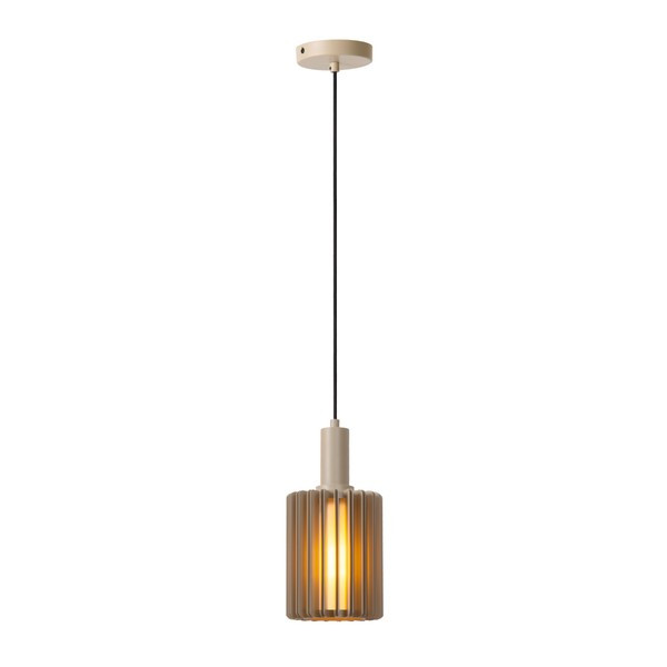 Lucide Hanglamp E27 | Lambres | Ø 15 cm | Taupe LLU20232 - 1