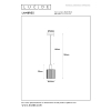 Lucide Hanglamp E27 | Lambres | Ø 15 cm | Taupe LLU20232 - 8