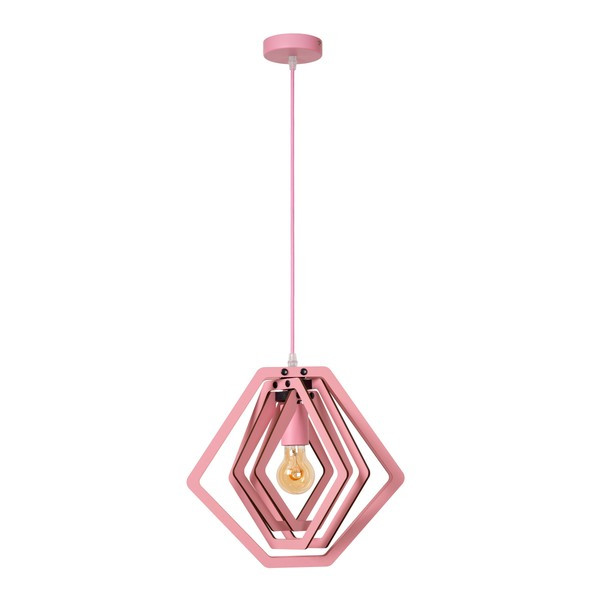 Lucide Hanglamp E27 | Mauro | Roze LLU20267 - 3