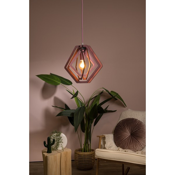 Lucide Hanglamp E27 | Mauro | Roze LLU20267 - 2