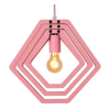 Lucide Hanglamp E27 | Mauro | Roze LLU20267 - 4