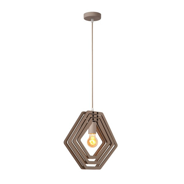 Lucide Hanglamp E27 | Mauro | Taupe LLU20268 - 4