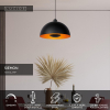 Lucide Hanglamp E27 | Siemon | Ø 40 cm | Zwart LLU20366 - 2