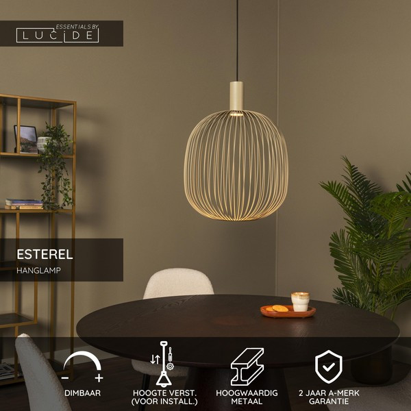 Lucide Hanglamp GU10 | Esterel | Ø 40 cm | Taupe LLU20119 - 2