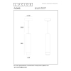 Lucide Hanglamp GU10 | Floris | Ø 5.9 cm | Zwart LLU20120 - 9