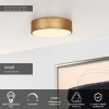Lucide LED Plafondlamp | Ø 20 cm | Unar | 2700K | 3-staps dimbaar | Goud | 12W LLU20535 - 2