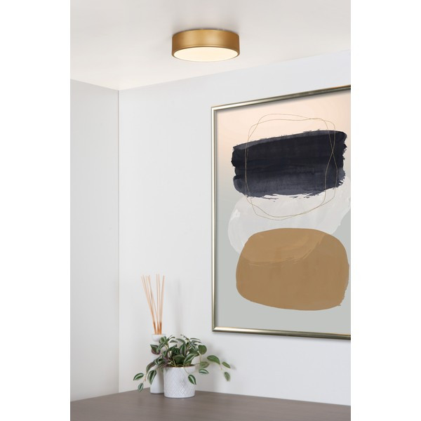Lucide LED Plafondlamp | Ø 20 cm | Unar | 2700K | 3-staps dimbaar | Goud | 12W LLU20535 - 5
