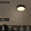 Lucide LED Plafondlamp | Ø 20 cm | Unar | 2700K | 3-staps dimbaar | Zwart | 12W LLU20537 - 2