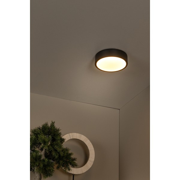 Lucide LED Plafondlamp | Ø 20 cm | Unar | 2700K | 3-staps dimbaar | Zwart | 12W LLU20537 - 5