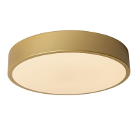 Lucide LED Plafondlamp |  Ø 30 cm | Unar | 2700K | 3-staps dimbaar | Goud | 18W LLU20538