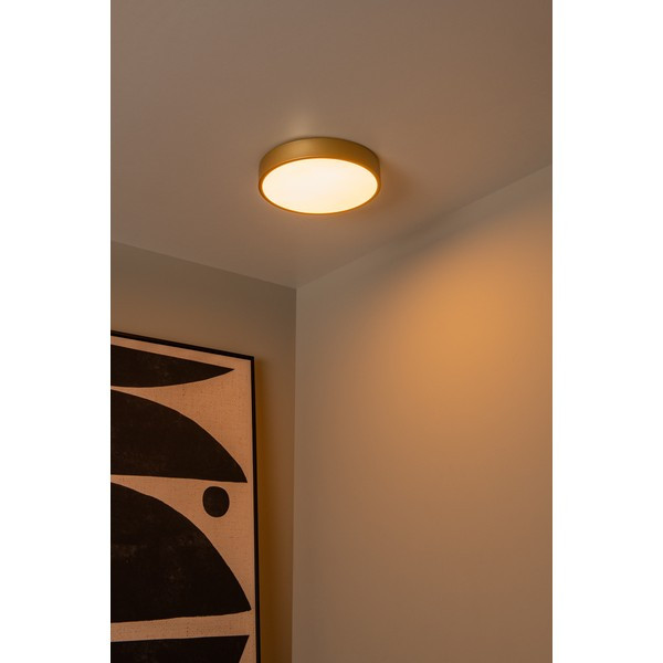Lucide LED Plafondlamp |  Ø 30 cm | Unar | 2700K | 3-staps dimbaar | Goud | 18W LLU20538 - 5
