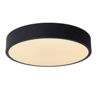 Lucide LED Plafondlamp | Ø 30 cm | Unar | 2700K | 3-staps dimbaar | Zwart | 18W LLU20540